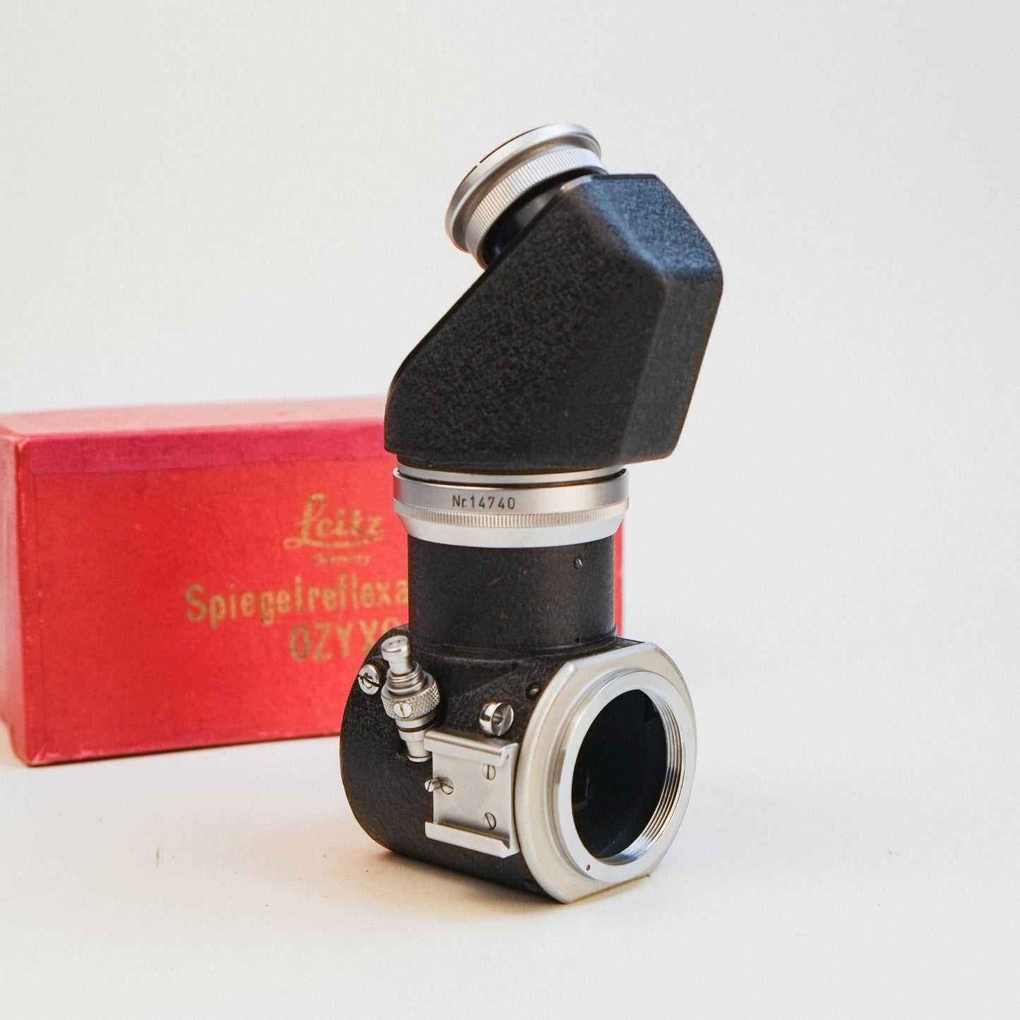 Leica Visoflex I (OZYXO) + 45º finder eyepiece (PEGOO) /w original box