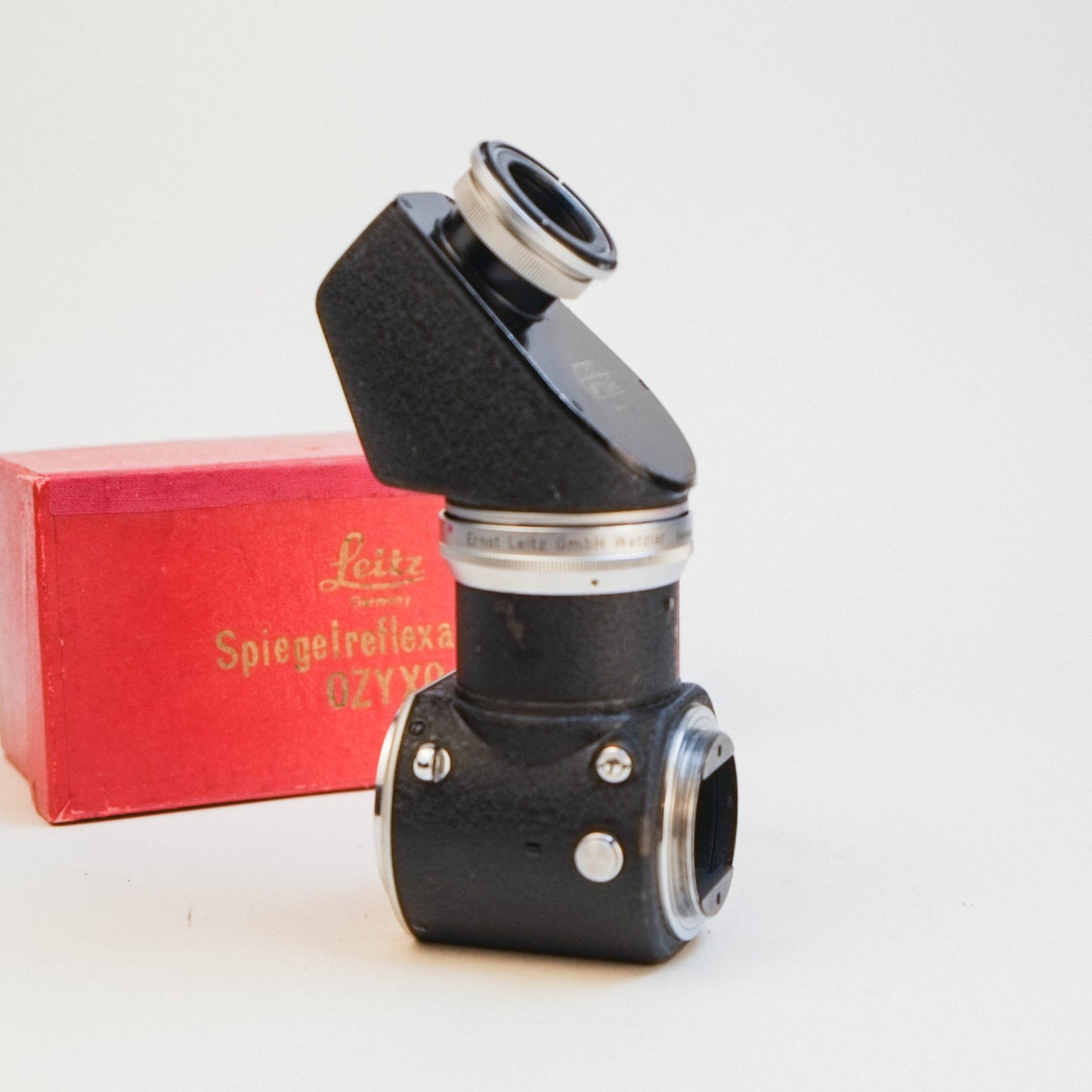 Leica Visoflex I (OZYXO) + 45º finder eyepiece (PEGOO) /w original box