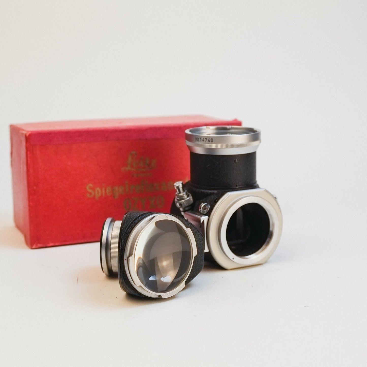 Leica Visoflex I (OZYXO) + 45º finder eyepiece (PEGOO) /w original box