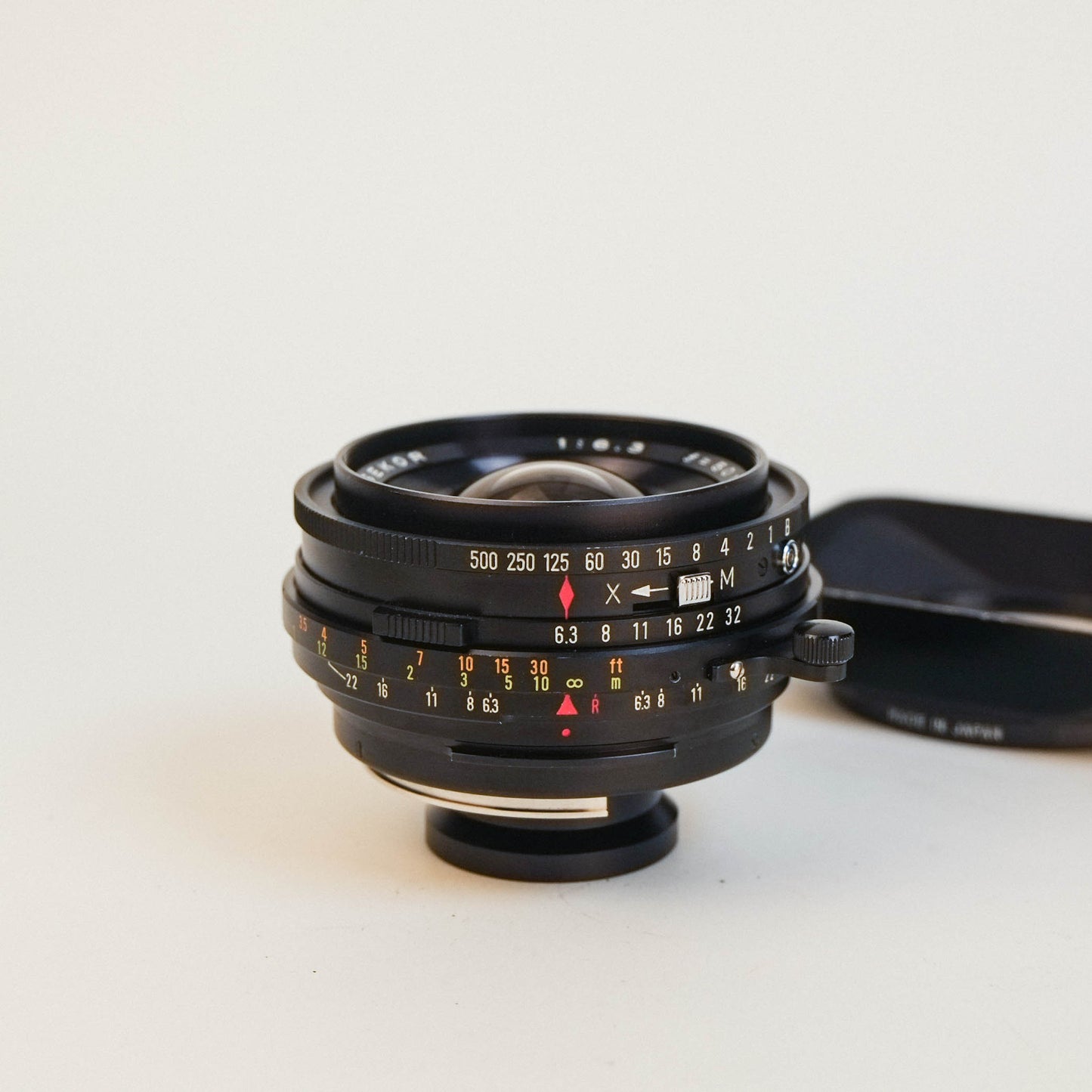 Mamiya-Sekor 50mm f6.3 + Optical Finder & Lens Hood for Mamiya Press/Universal